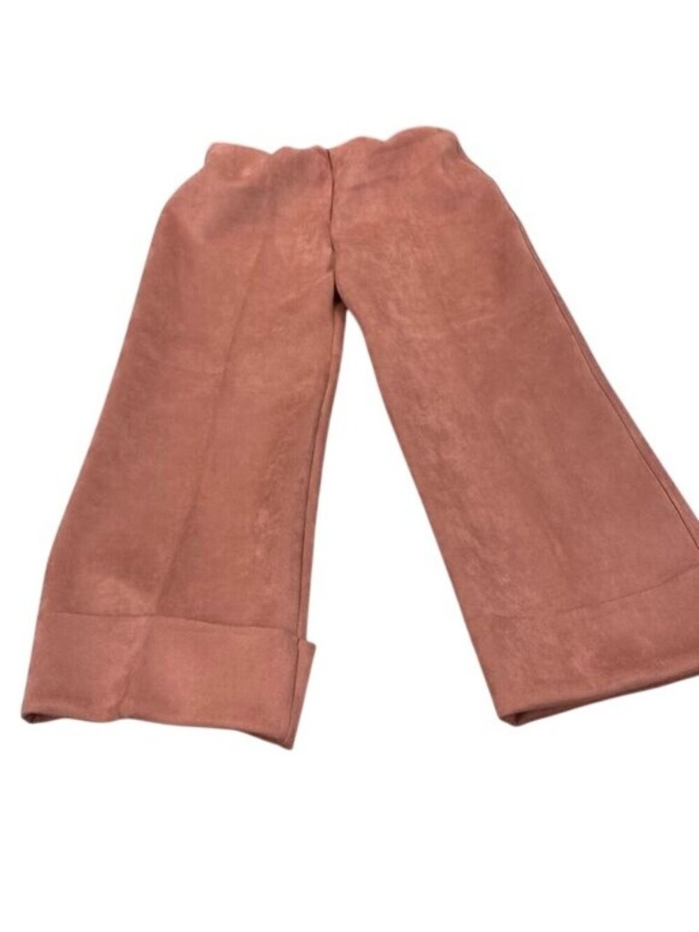 Zara B Collection Womens Wide-Leg Pants Rust Color Size M